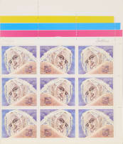 Walter Battiss; Fook Island Postage Stamps, three