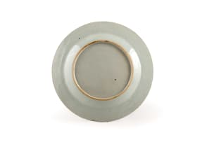 A Chinese blue and white circular dish, Kangxi period, 1662-1722