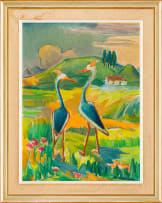 Maggie Laubser; Two Cranes