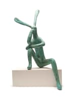 Guy du Toit; Hare Sitting on a Crate