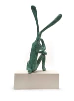 Guy du Toit; Hare Sitting on a Crate