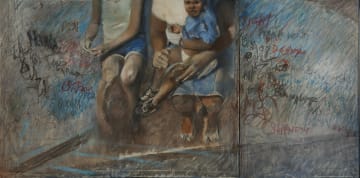 Berenice Michelow; The Street Children, diptych