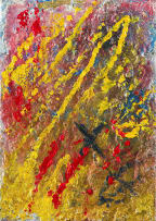 Jan-Henri Booyens; Abstract in Yellow and Red