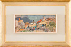 Gregoire Boonzaier; District Six with Blue Truck