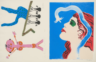 Walter Battiss; Bird Flight and Mr Icarus, I Presume