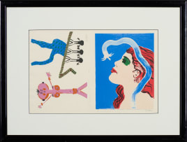 Walter Battiss; Bird Flight and Mr Icarus, I Presume