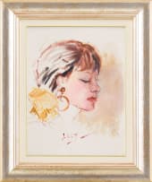 Lucy Wiles; Portrait Study of Jane Wiles