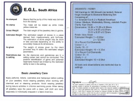 Amethyst and diamond earrings and brooch