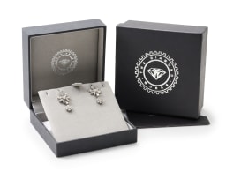 The Diamond Works; Diamond drop earrings