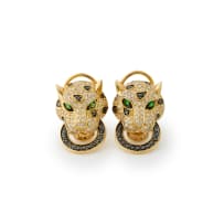 Panther earrings