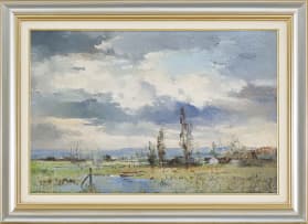 Errol Boyley; Landscape With Clouds