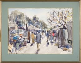 Durant Sihlali; Township Street Scene