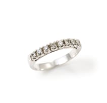 Diamond half eternity band