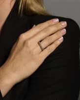 Diamond half eternity band