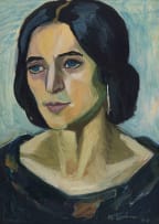 Maggie Laubser; Portrait of a Woman