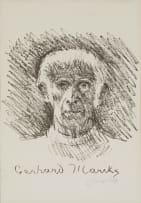 Gerhard Marcks; Self Portrait