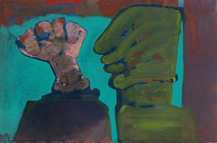 Robert Hodgins; Two Sculptures