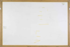 Durant Sihlali; Untitled (Abstract in Orange and Black)