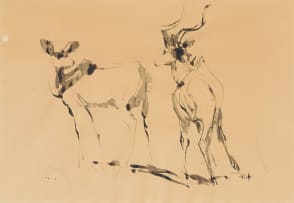 Zakkie Eloff; Koedoe Paar (Kudu Pair)