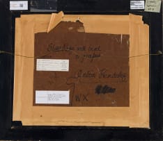 Anton Petrus Hendriks; Still Life with Bird and Grapes