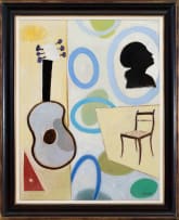 Simon Stone; Guitar and Chair
