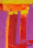 Trevor Coleman; Abstract in Red and Orange