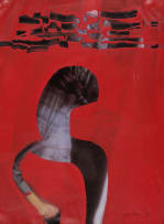 Trevor Coleman; Untitled (Abstract in Red)