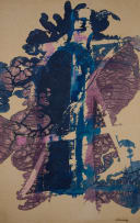 Trevor Coleman; Abstract in Blue; Abstract in Blue and Purple, two