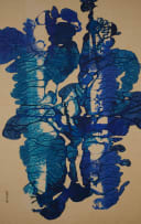 Trevor Coleman; Abstract in Blue; Abstract in Blue and Purple, two