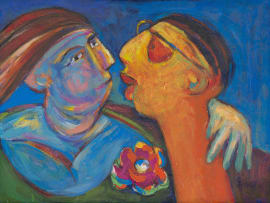 Solomon Siko; Couple Embracing