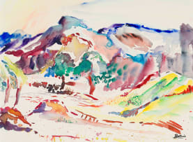 Walter Battiss; Pat Crossley Inspired Landscape