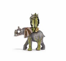 Ardmore Ceramic Studio; Pair of elephant and monkey candlesticks