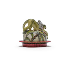 Ardmore Ceramic Studio; Monkey butter dish