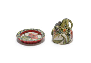 Ardmore Ceramic Studio; Monkey butter dish
