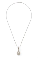Jenna Clifford; Diamond drop pendant