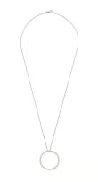 Diamond circle pendant