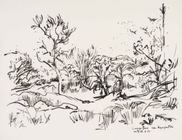 Walter Battiss; Limpopo Bank near Koperfontein