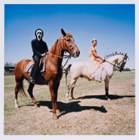 Mikhael Subotzky; Contestants in the Fancy Dress Competition at the Beaufort West Agricultural Show, Beaufort West, South Africa, 2006, Beaufort West Series