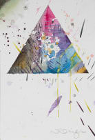 Matthew Hindley; Abstract with Triangles, two