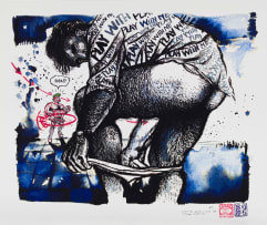 Christiaan Diedericks; Untitled (Angel I); Untitled (Angel II); Play with Me; Die Algebra van Nood, four