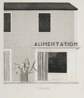 David Hockney; French Shop (Scottish Arts Council 122) (Museum of Contemporary Art Tokyo 112)