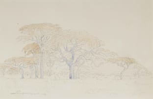Jacob Hendrik Pierneef; Bushveld Landscape, Northern Transvaal
