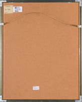 Andrew Verster; Irises with Oriental Figures