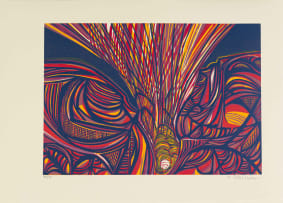 Cecil Skotnes; Two Figures, from the Man's Gold portfolio