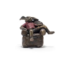 Carol Cauldwell; Rabbit in an Armchair