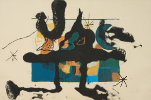 Joan Miró; Plate I, from the Barcelona Series (Dupin 592) (Cramer 173)