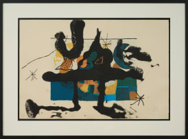 Joan Miró; Plate I, from the Barcelona Series (Dupin 592) (Cramer 173)