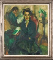 Clement Serneels; Lady in Green