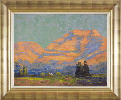 Jacob Hendrik Pierneef; Sunlit Mountains, Clarens