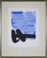 Pierre Soulages; Sérigraphie No. 8 (Encrevé & Miessner 100)